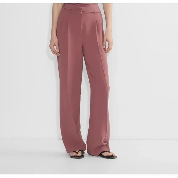Aritzia Pink Wide Leg Pants - Picture 1 of 1